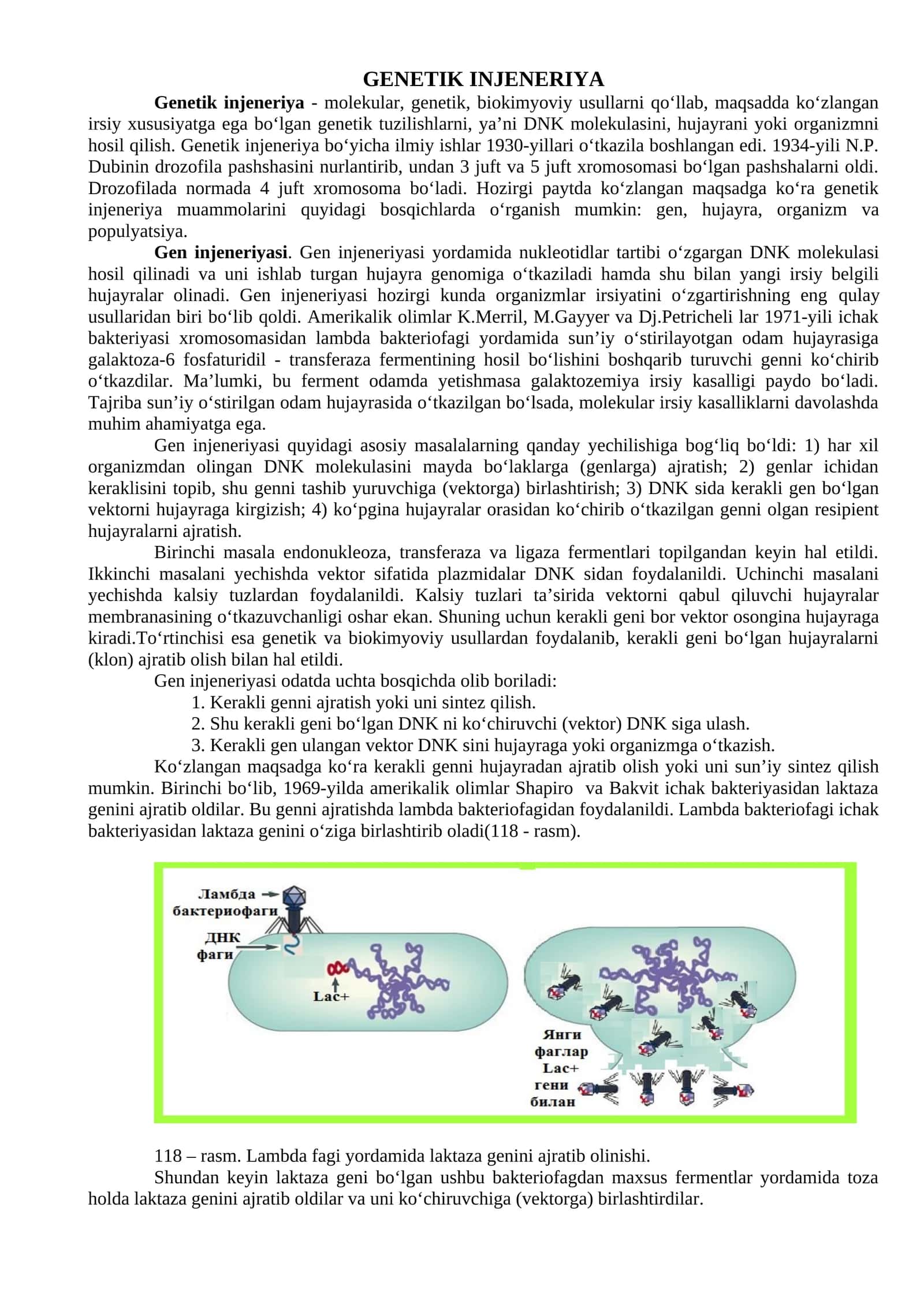 GENETIK INJENERIYA 1