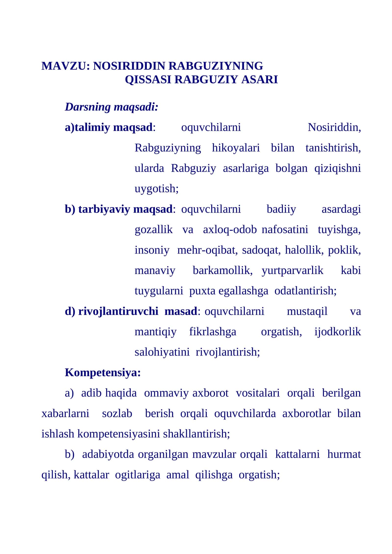 NOSIRIDDIN RABG’UZIYNING “QISSASI RABG’UZIY” ASARI 1