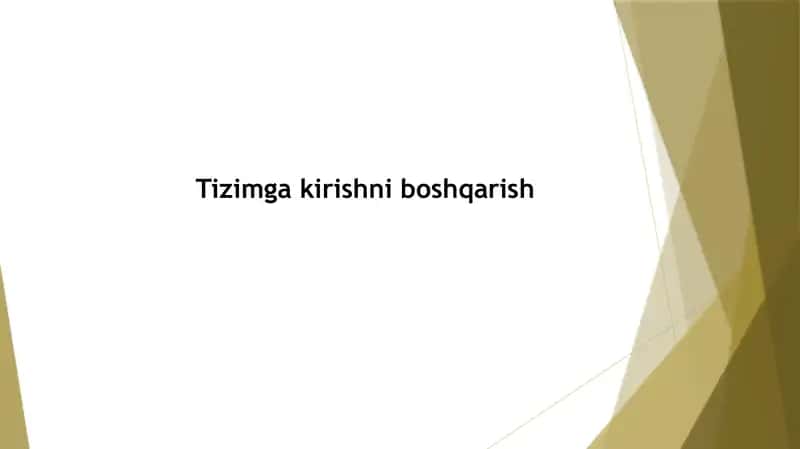 Axborot xavfsizligi 1