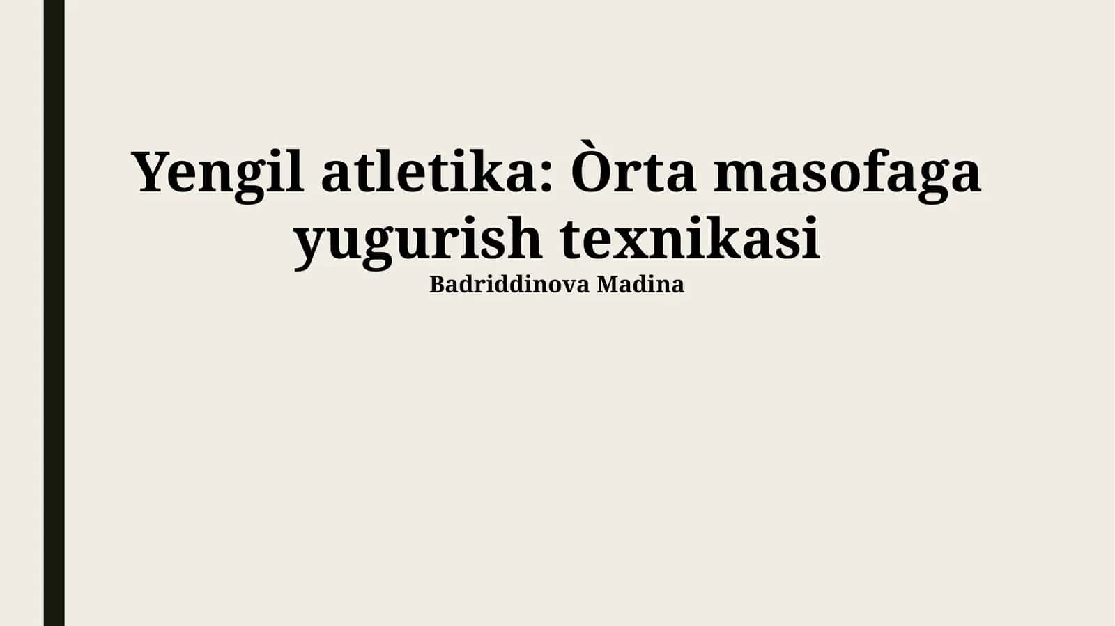 Yugurish Tetxikasi 1