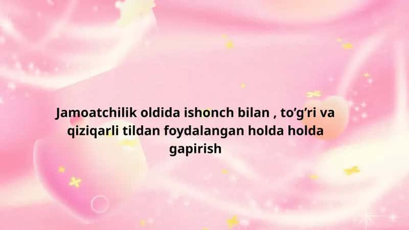 Jamoatchilik oldida nutq so‘zlash 1