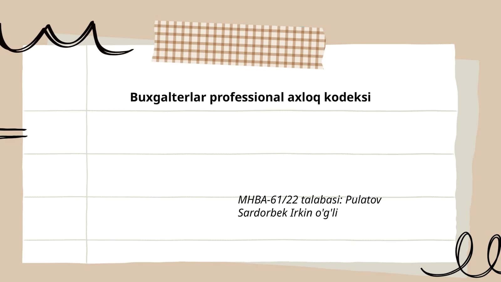 Buxgalterlar professional axloq kodeksi MHBA-61/22 1