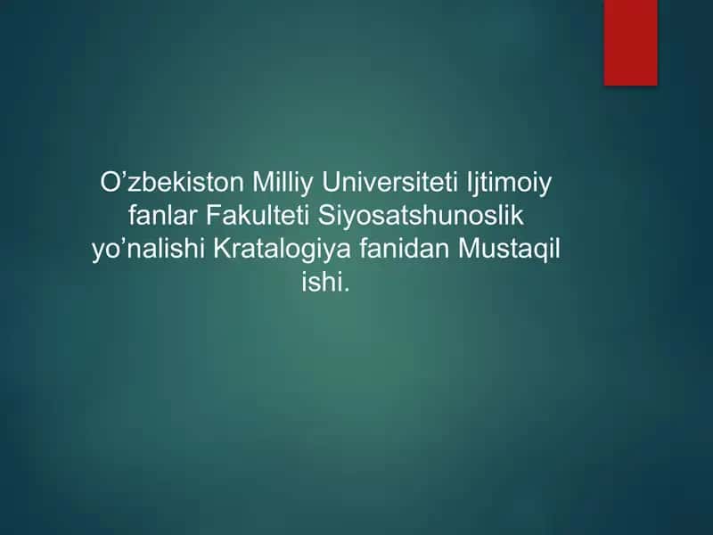 Hokimiyat shakllari va uning tamoyillari 1