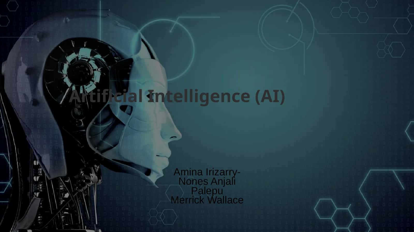Artificial Intelligence (AI) 1