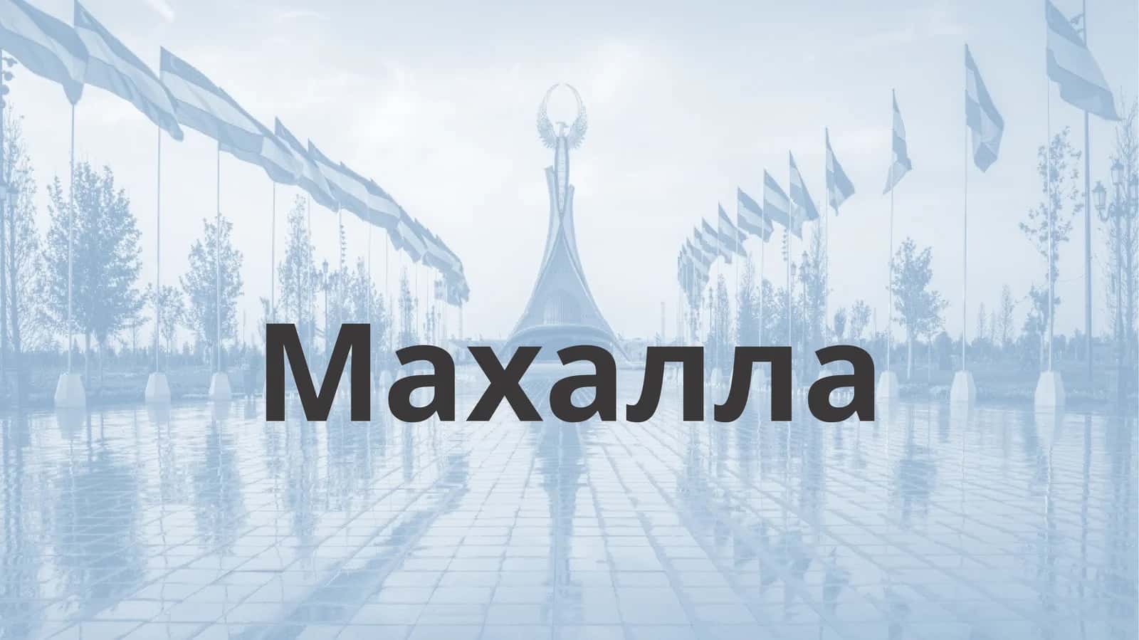 DXXning mahallalar bilan ishlash prinsiplari 1