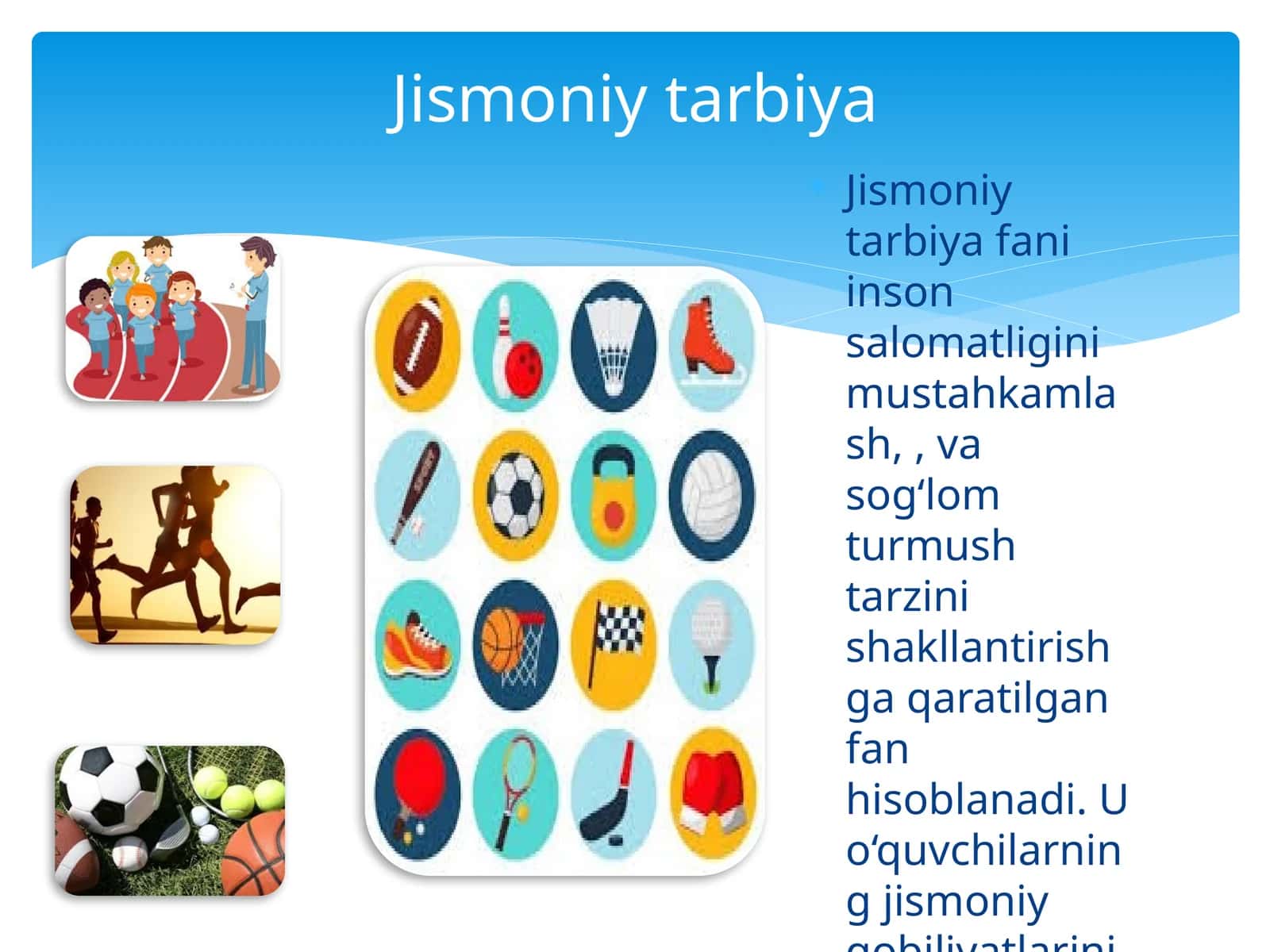 Jismoniy tarbiya fani 1