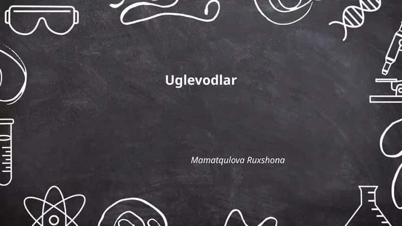 Uglevodlar 1