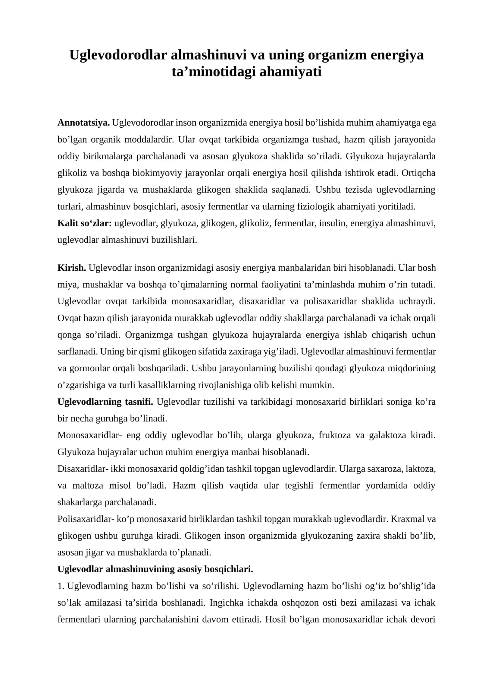 Uglevodlar 1