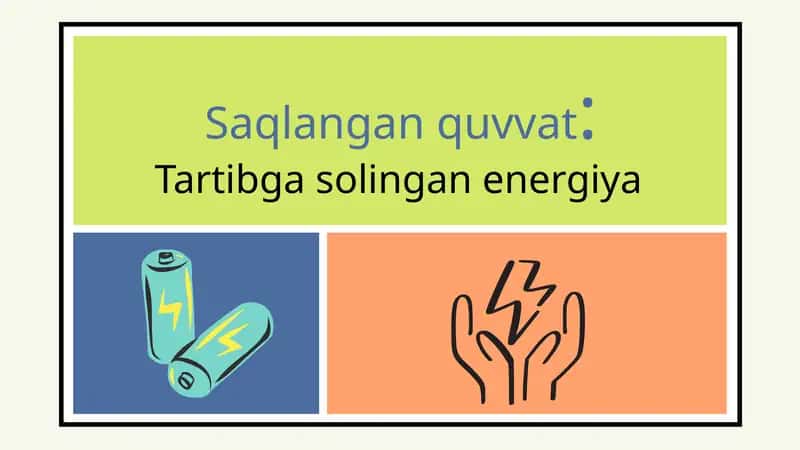 Energiya nima? 1