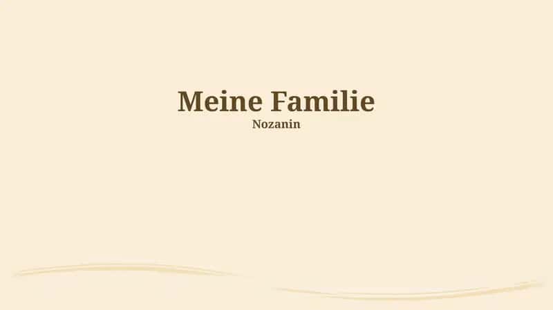 Meine Familie 1