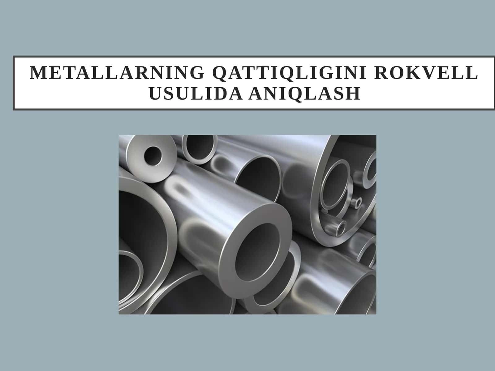 Metallarning qattiqligini rokvell usulida aniqlash 1