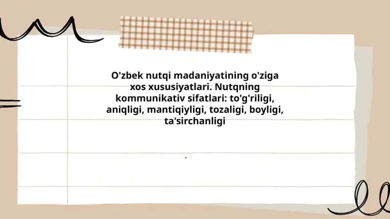 O'zbek Nutq Madaniyatining Tarixiy Ildizlari 1