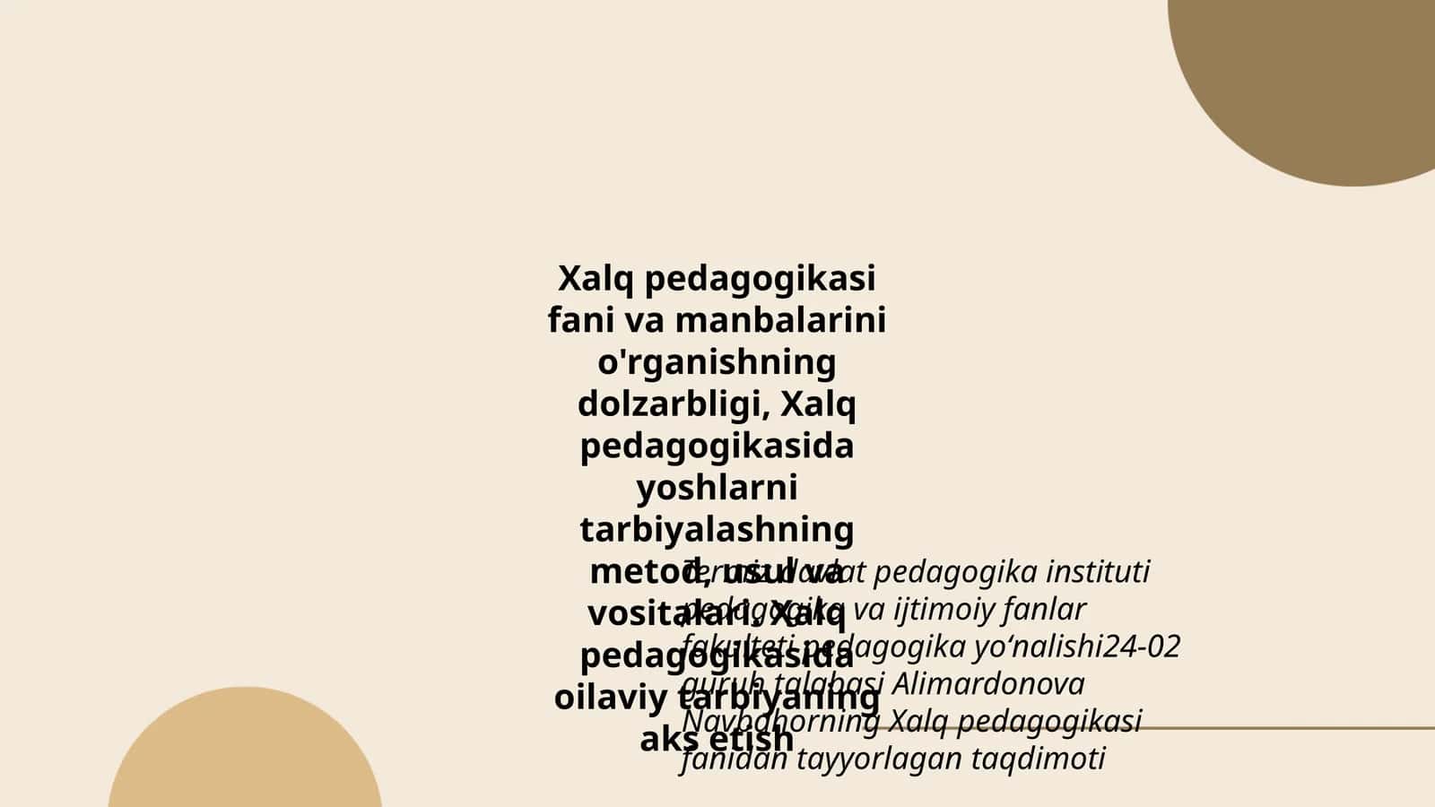 Xalq pedagogikasi 1