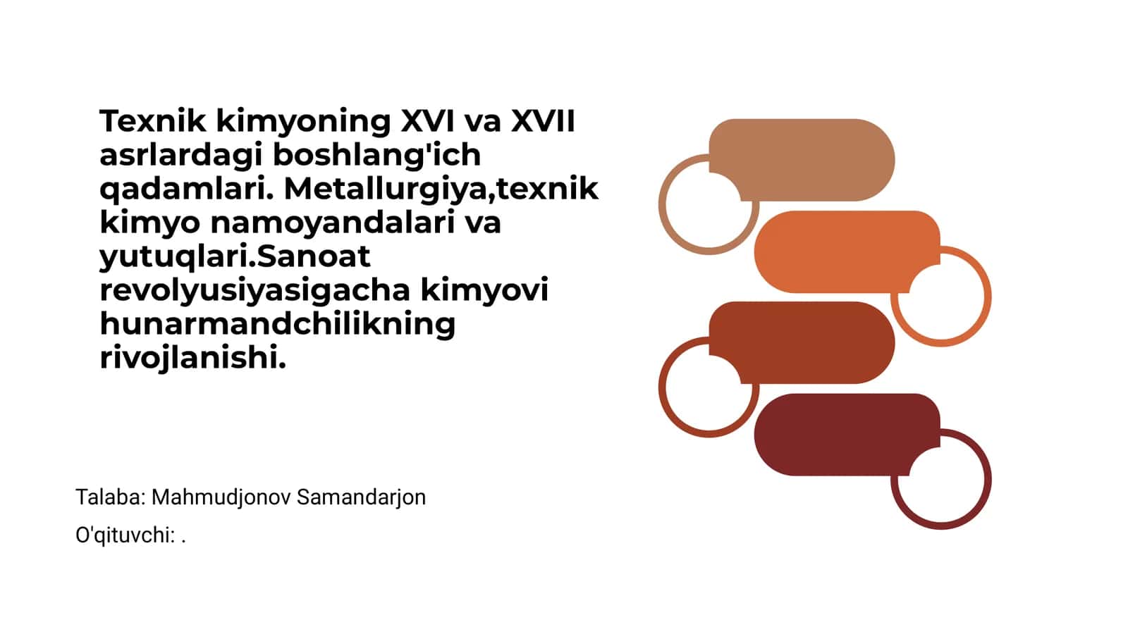 XVI va XVII asr texnik kimyosi 1