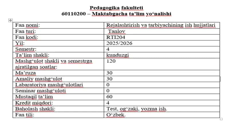 HOZIRGI DAVR PEDAGOG-TARBIYACHINING KASBIY KOMPETENSIYASI 1