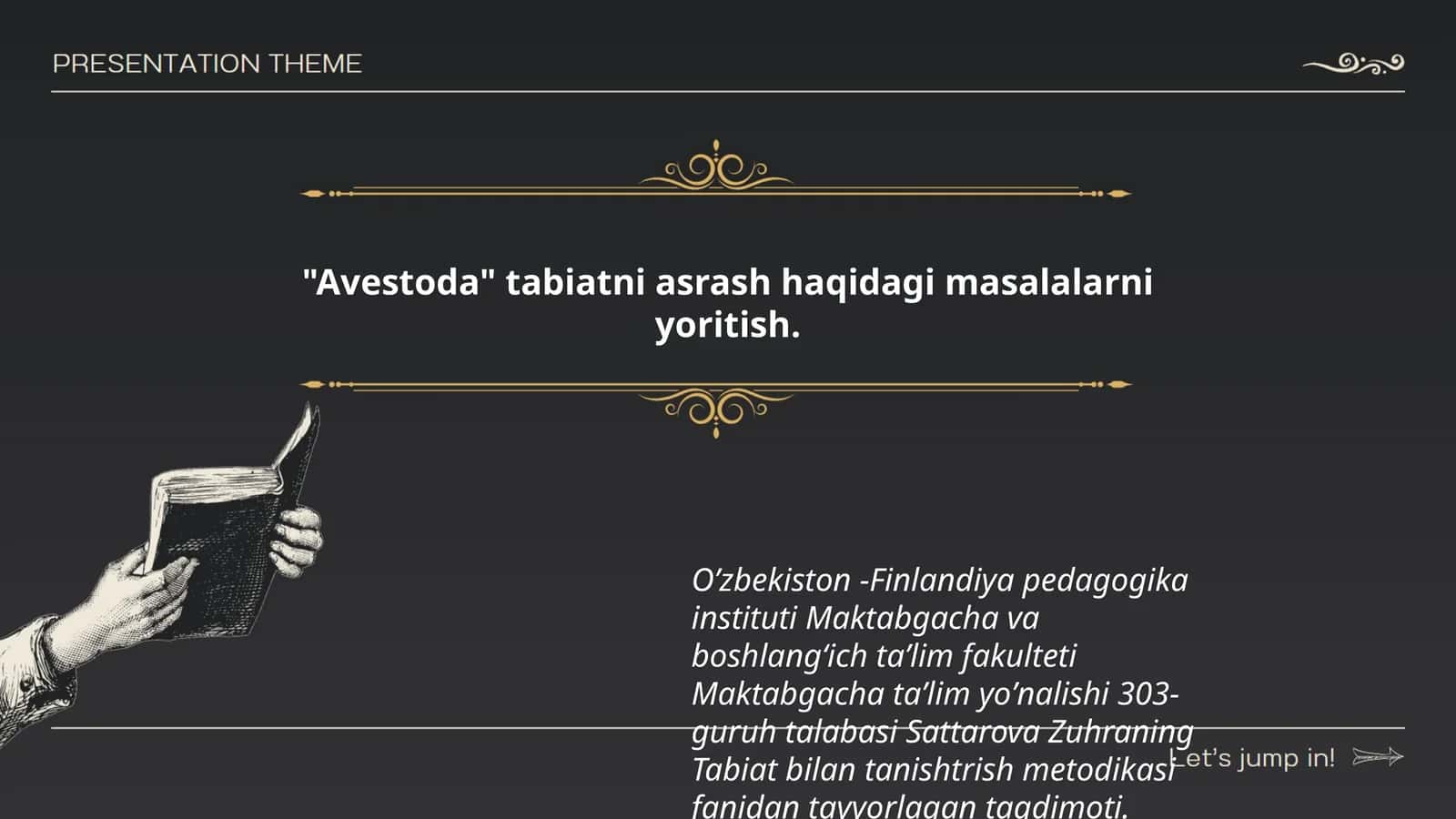 Tabiat bilan tanishish metodikasi 1