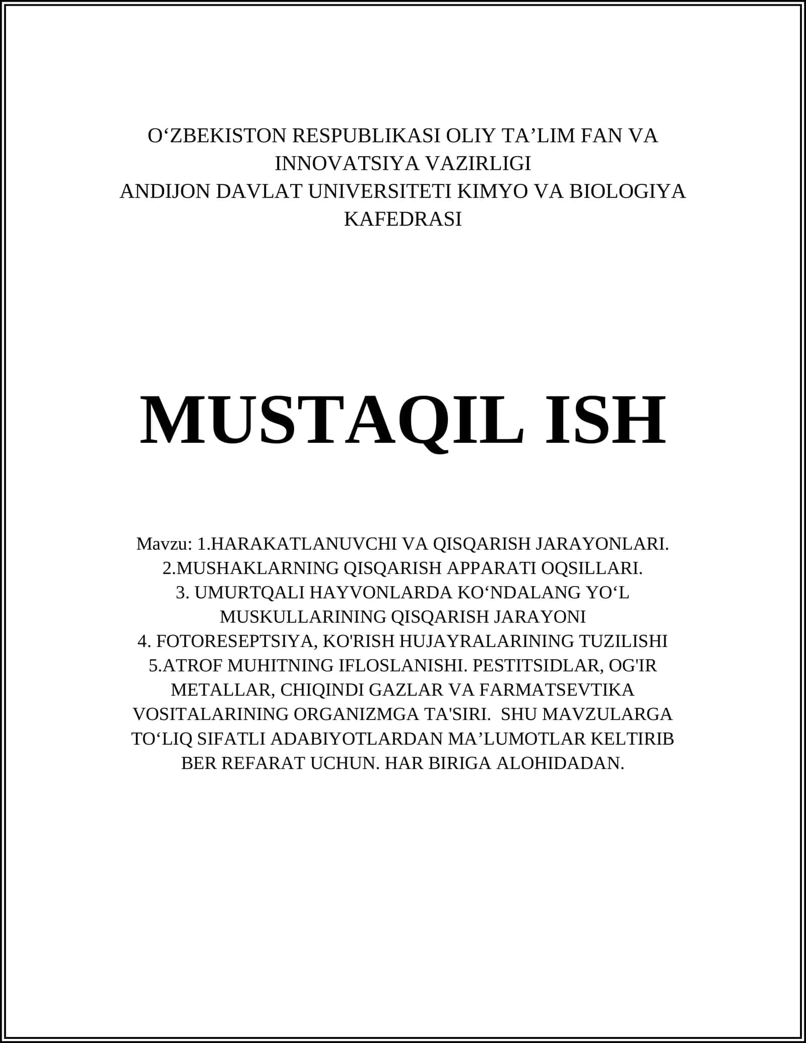 HARAKATLANUVCHI VA QISQARISH JARAYONLARI 1
