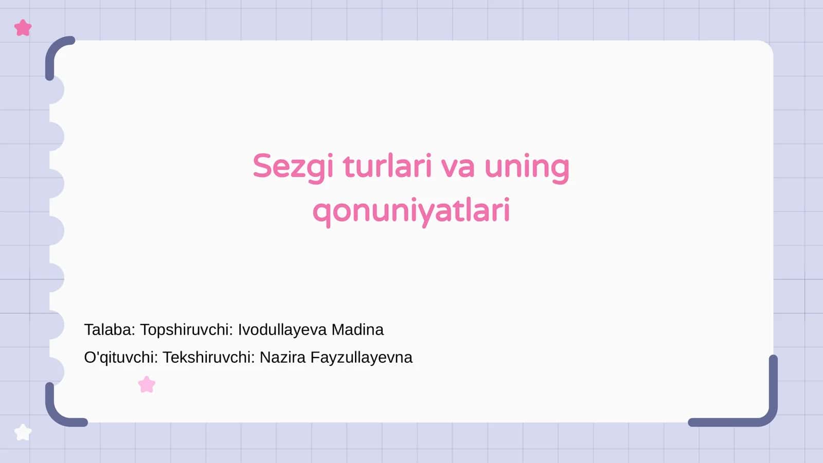 Sezgi turlari va uning qonuniyatlari 1