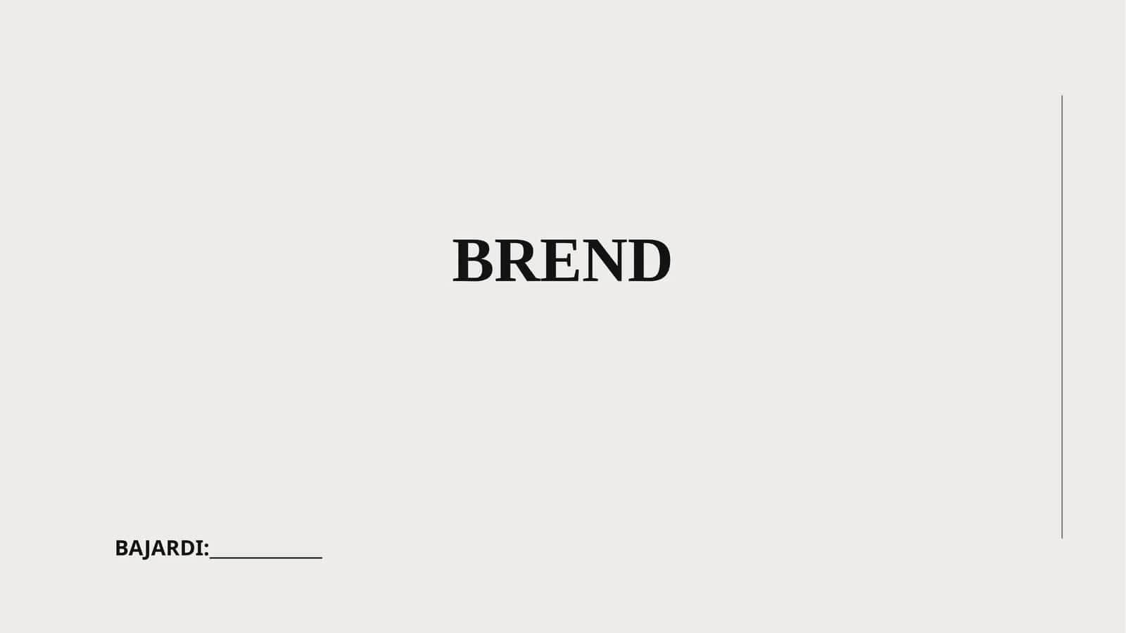 Brend tushunchasi 1