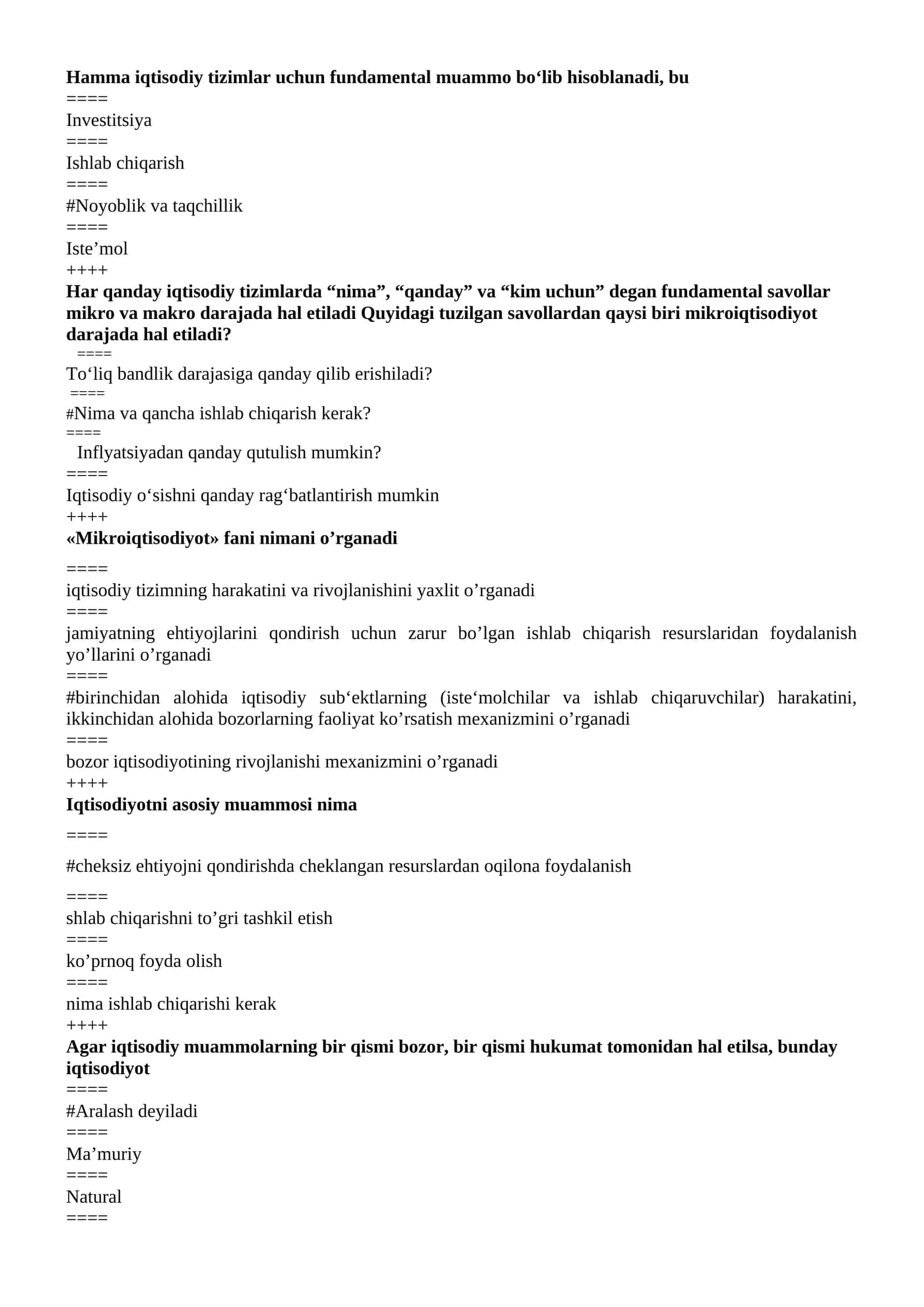 Makroiqtisodiy hemisga test 1