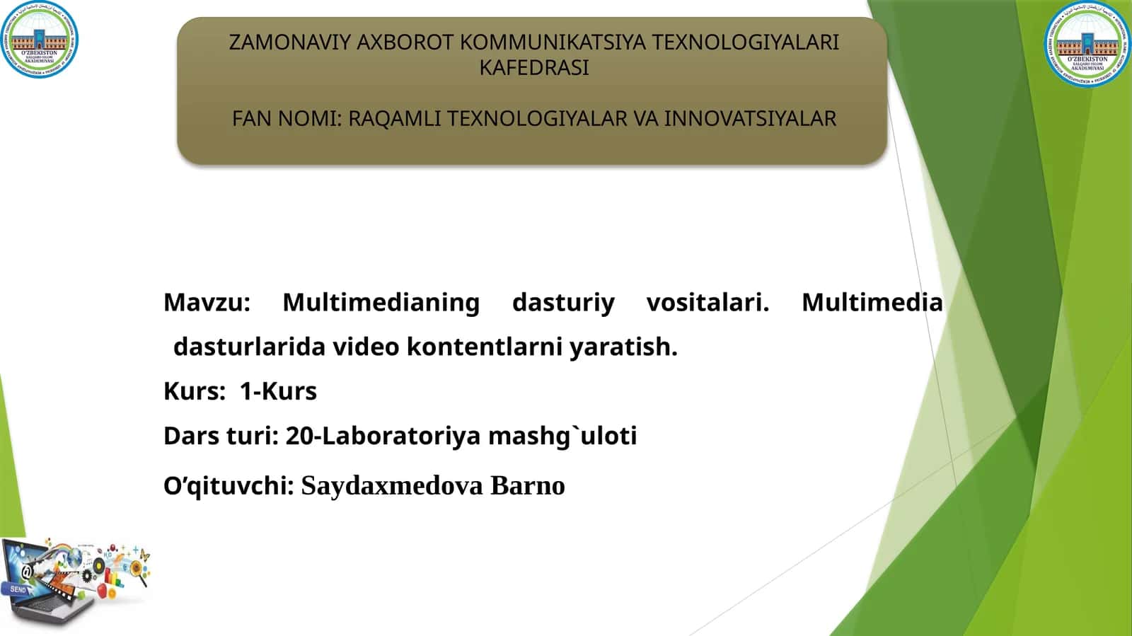Multimеdia dasturiy vositalari 1