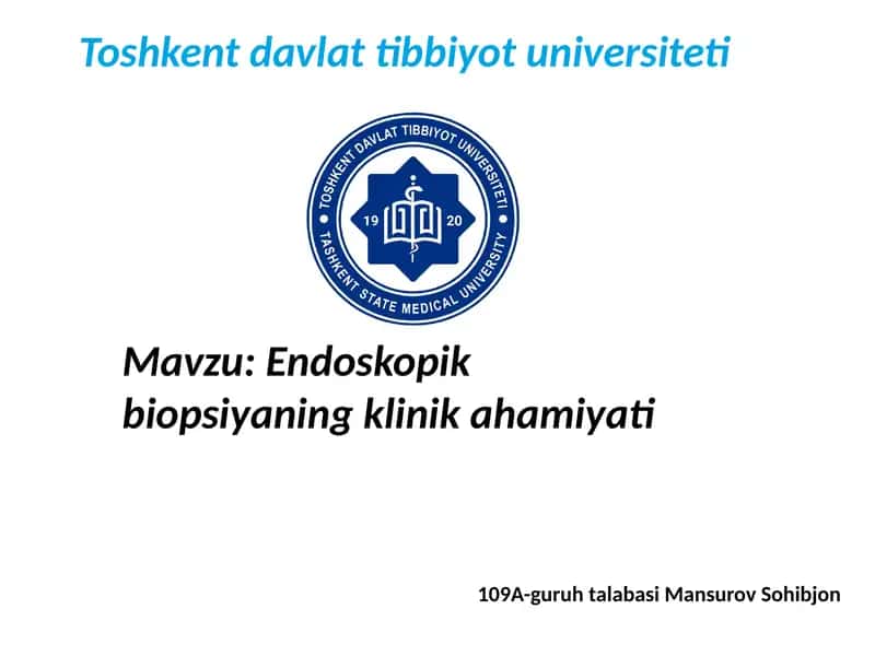 Endoskopik biopsiya 1