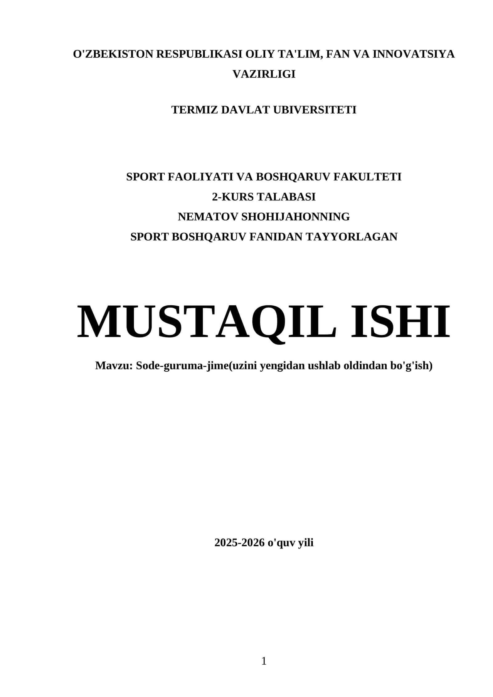 Sode-guruma-jime(uzini yengidan ushlab oldindan bo'g'ish) 1