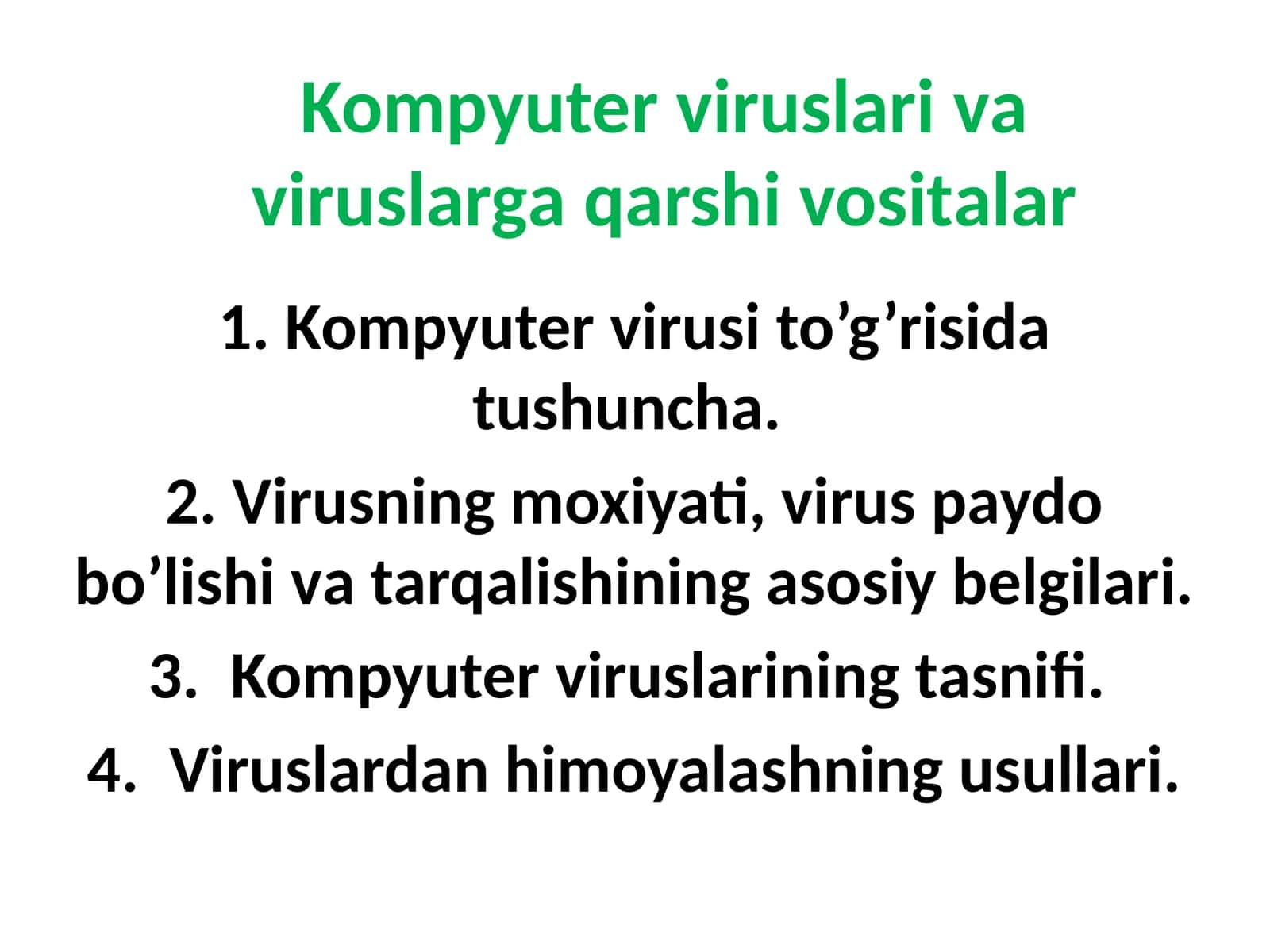 Kompyuter viruslаri vа viruslаrgа qаrshi vositаlаr 1