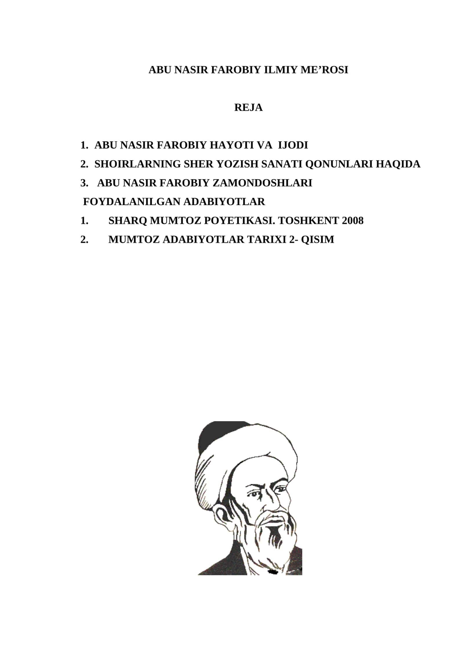 Abu NASIR FAROBIY ILMIY ME’ROSI 1