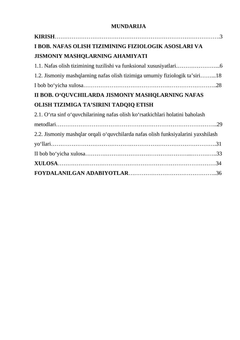 Jismoniy mashqlarning nafas olish tizimiga ta'siri 1