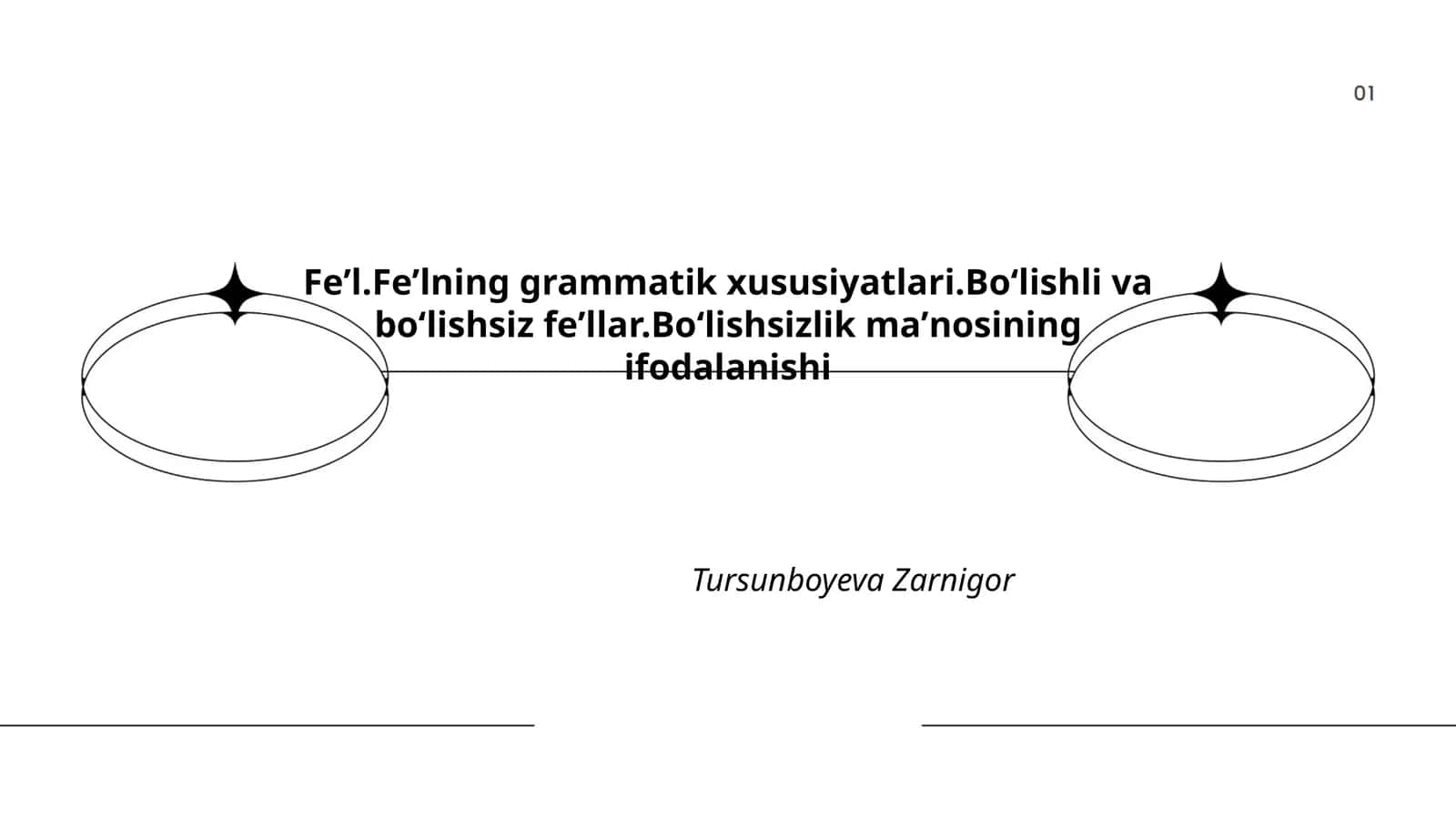 Feʼlning grammatik xususiyatlari 1