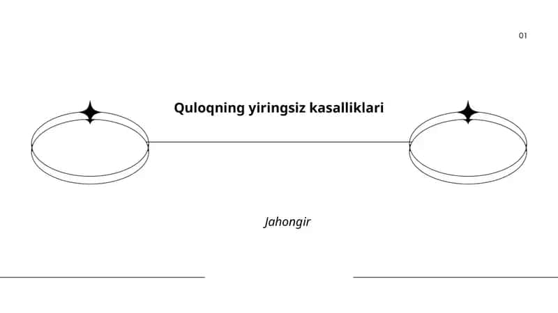 Quloqning yiringsiz kasalliklari 1