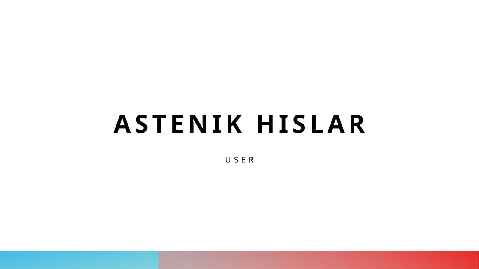 Astenik hislar 1