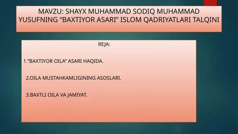 BAXTIYOR ASARI 1
