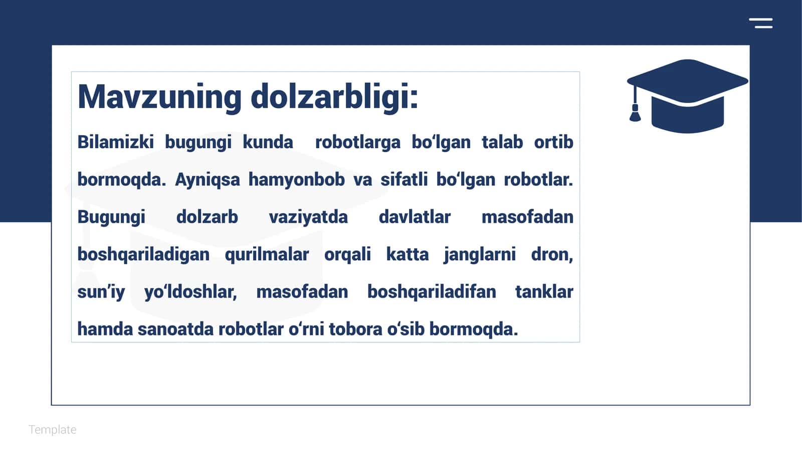 Kichik robot qo‘lini ishlash jarayoni 1