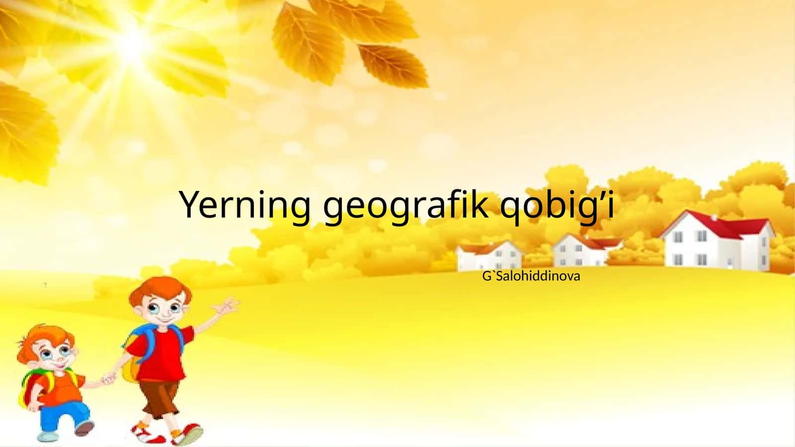Yerning geografik qobigʼi 1