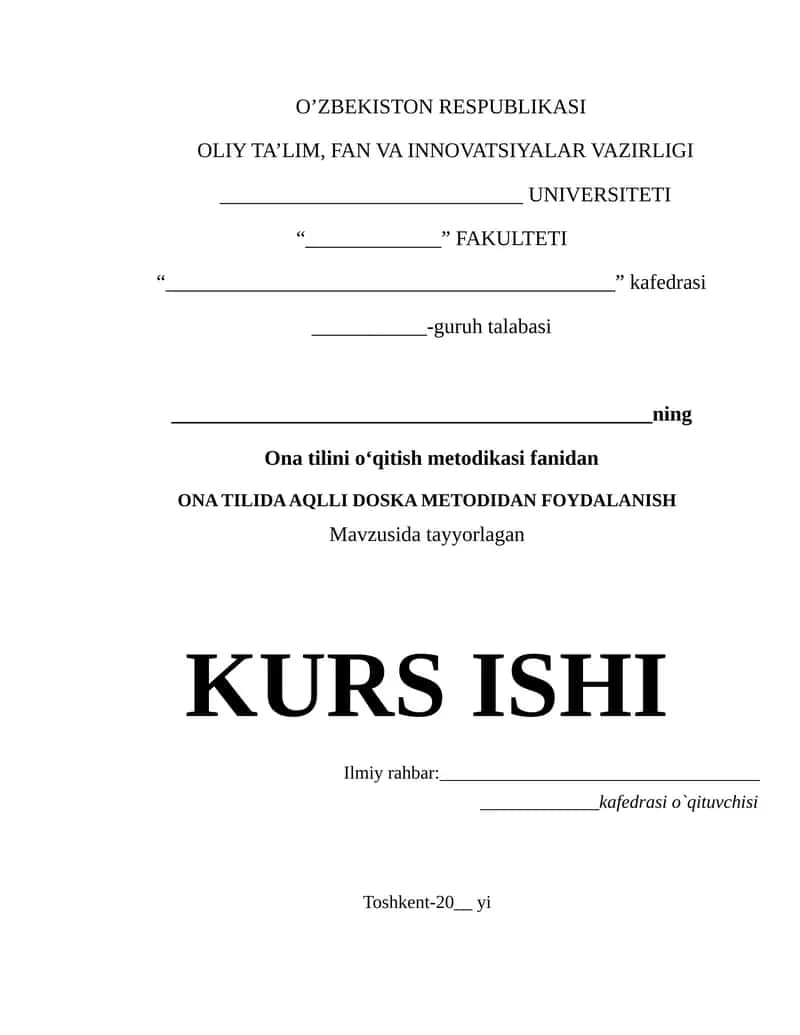 ONA TILIDA AQLLI DOSKA METODIDAN FOYDALANISH 1