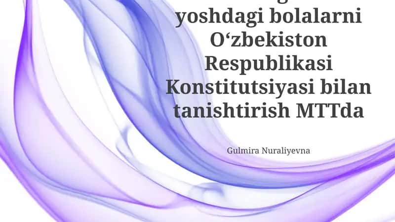 O'zimizga g'amxo'rlik 1