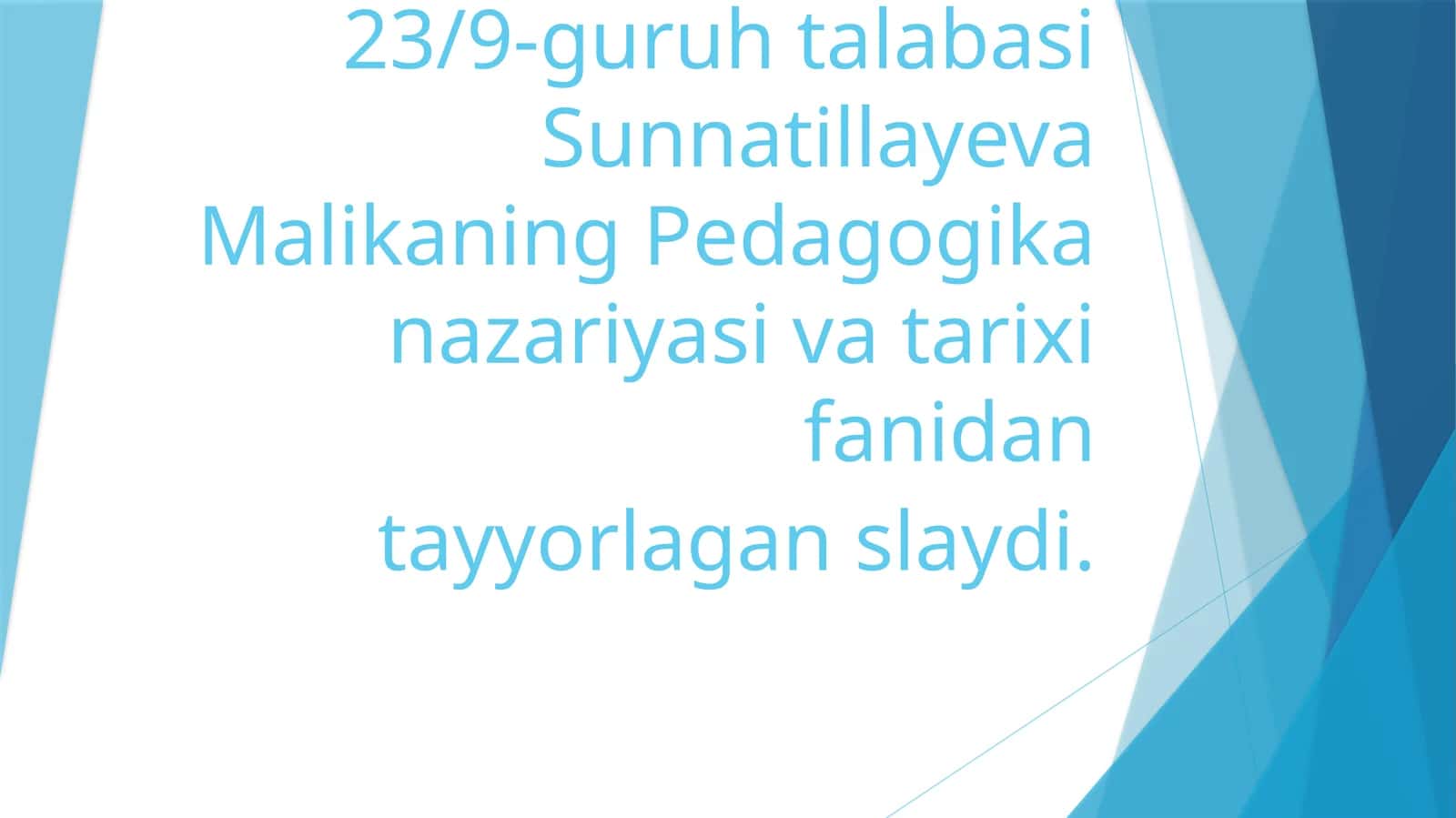 CHo`lponijodiymerosidayoshlartarbiyasi 1