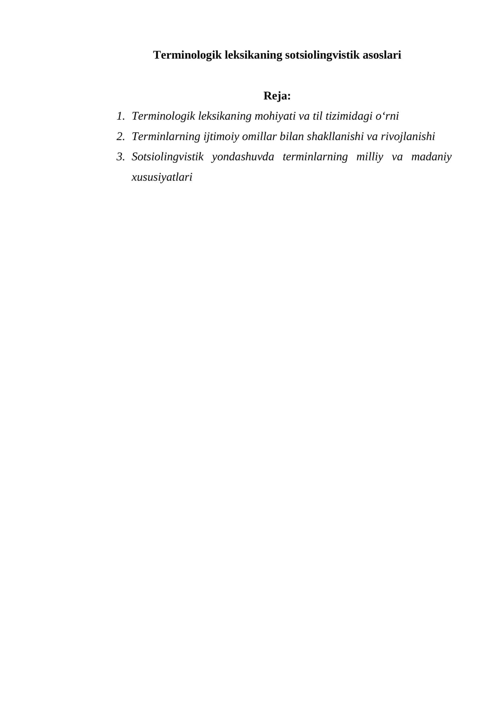 Terminologik leksikaning sotsiolingvistik asoslari 1