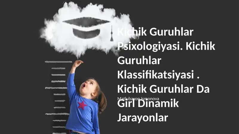 Kichik Guruhlar Psixologiyasi 1