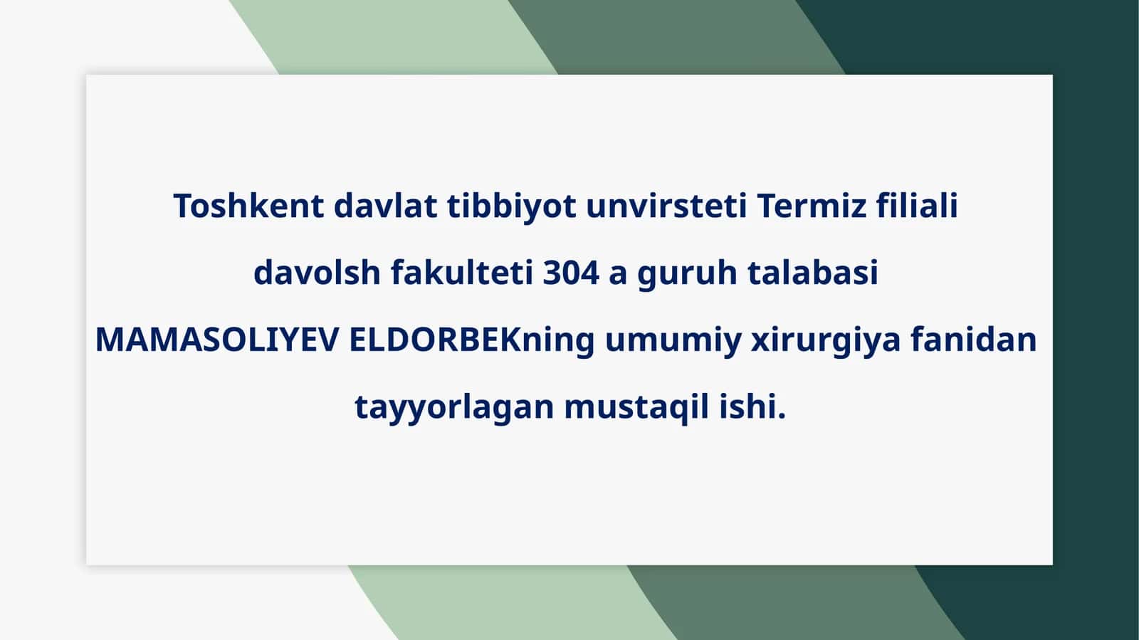 Xirurgiyadarobototexnika 1