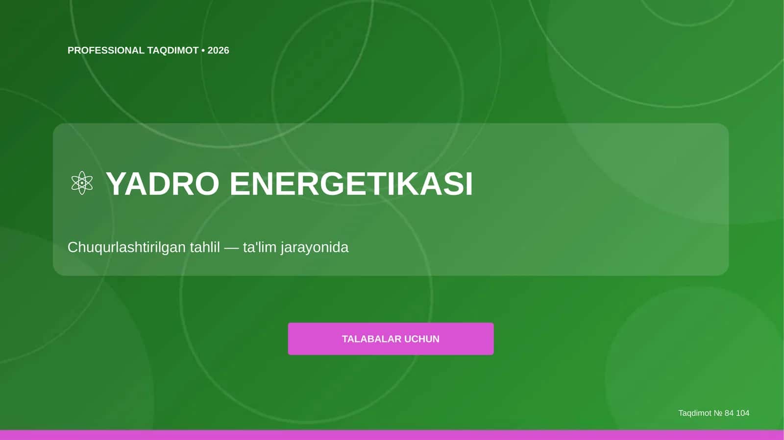 Yadro Energetikasi 1