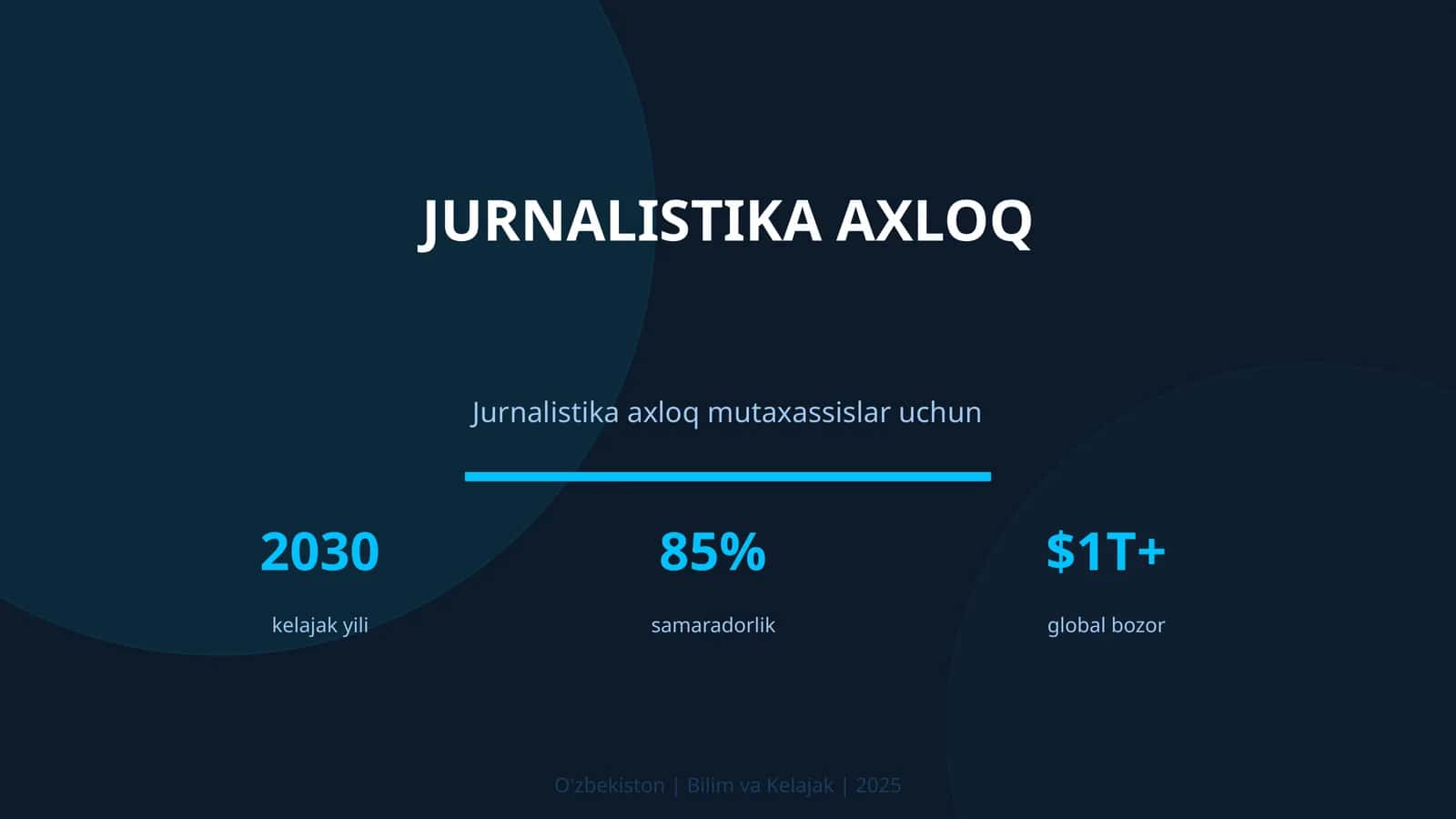 Jurnalistika Axloq 1