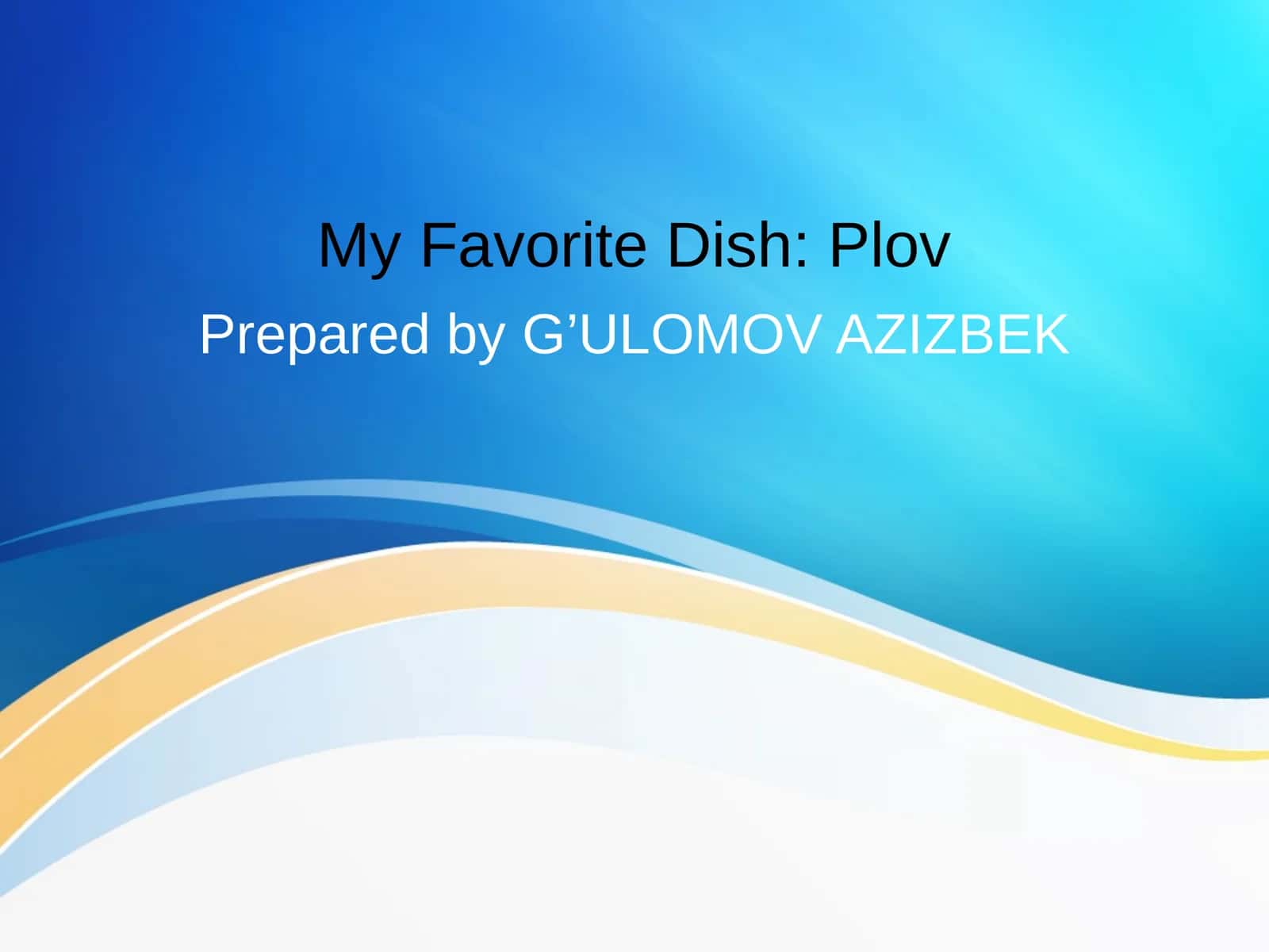 Plov 1