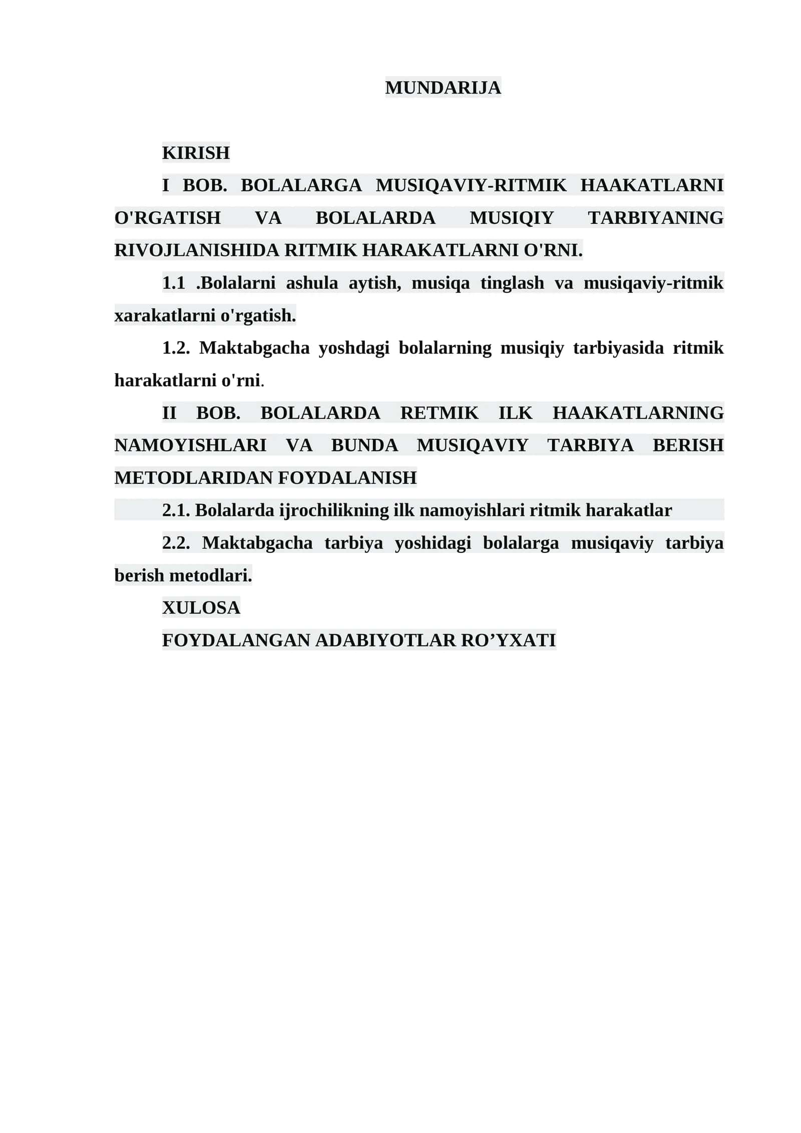 FOYDALANGAN ADABIYOTLAR RO’YXATI 1