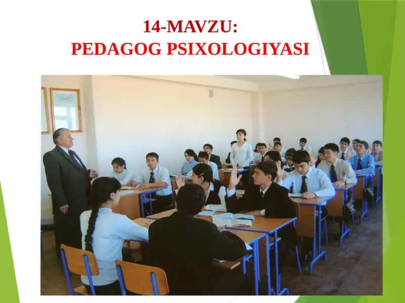 PEDAGOG PSIXOLOGIYASI 1
