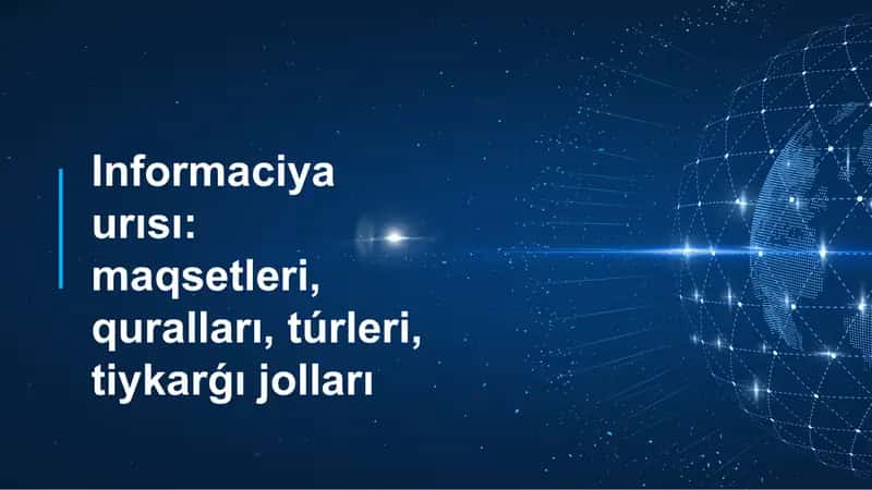 Informaciya urısı 1