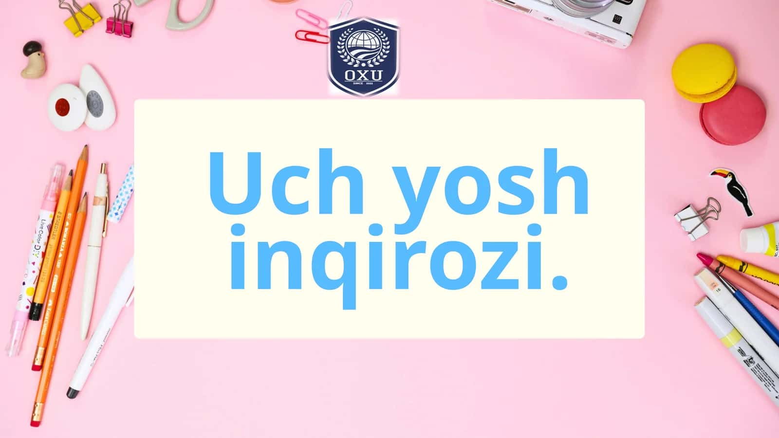 Uch yosh inqirozi 1