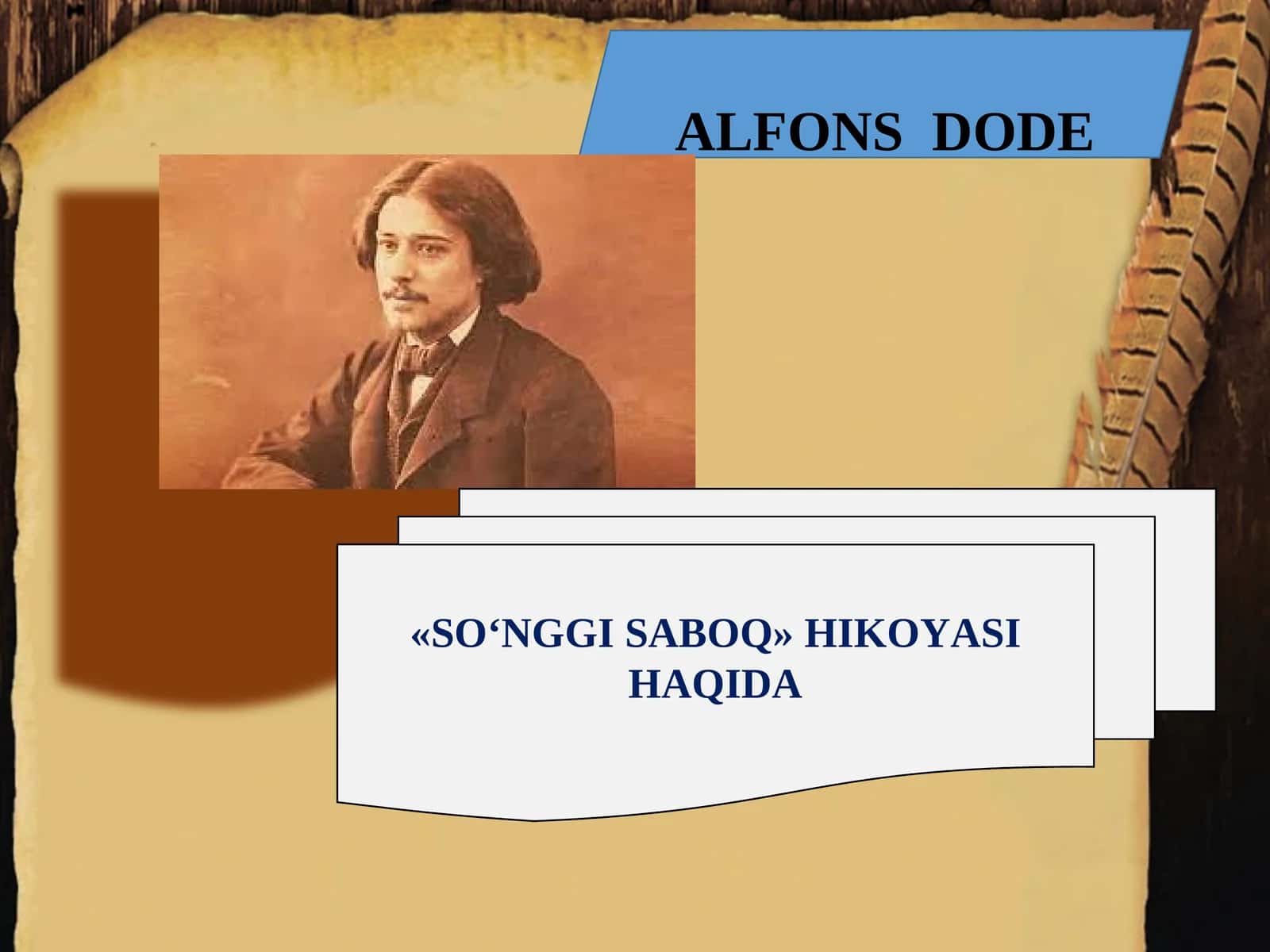 «SO‘NGGI SABOQ» HIKOYASI HAQIDA 1